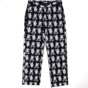 FTP Fck The Population Mens 32 x 30 Heaven Or Hell AOP All Over Print Pants K698